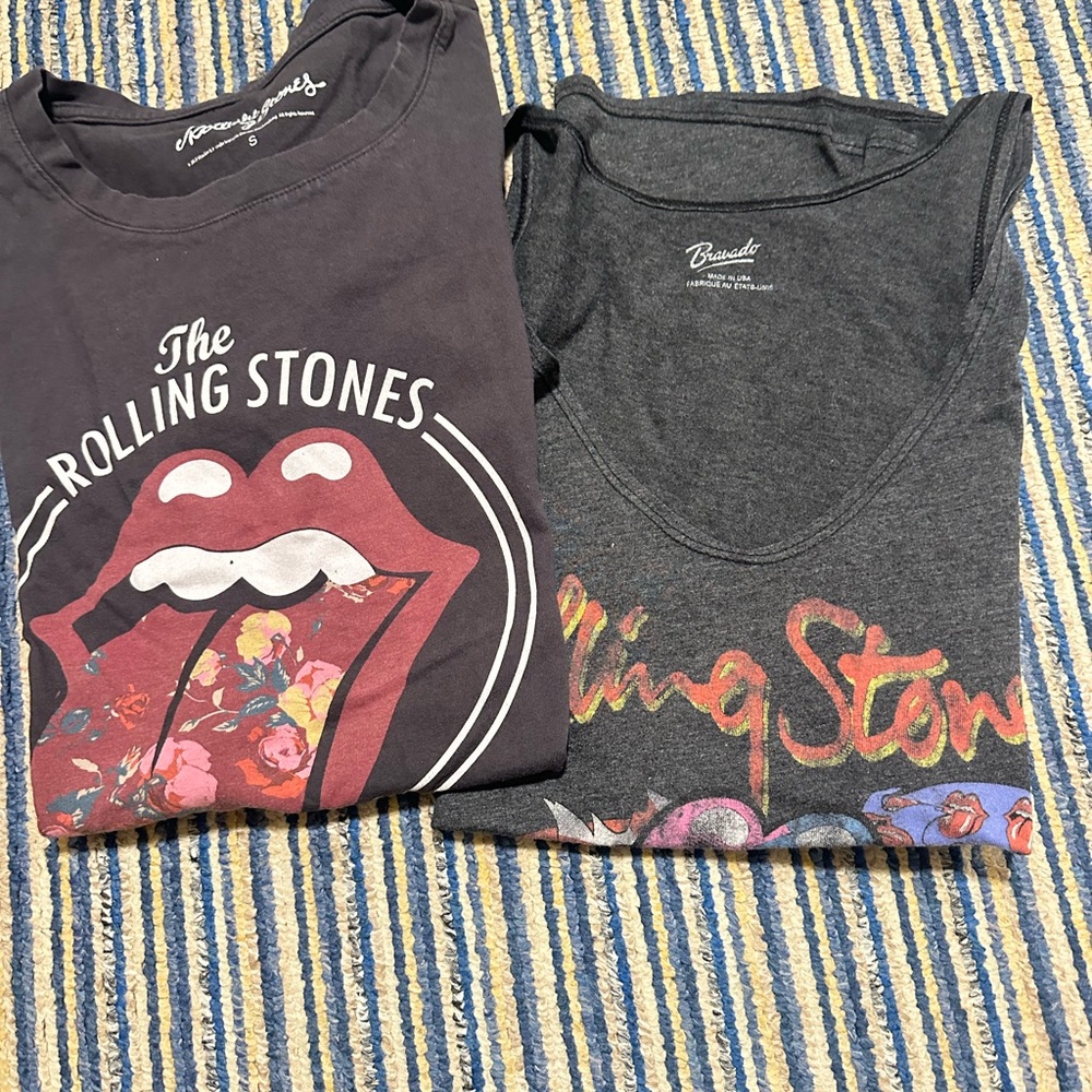 Bravado Kids Rolling Stones Tees - Black and Red